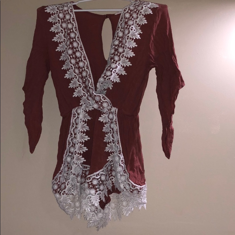 Women’s Size M mauve  A’gaci romper